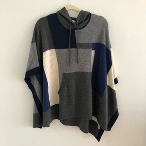 Diane Von Furstenberg Hooded Sweater Shawl